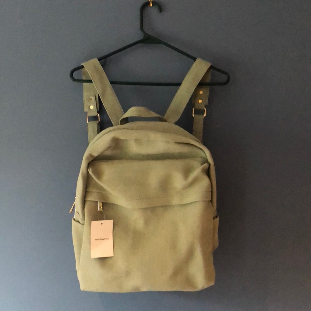 Structured Denim Backpack NWT